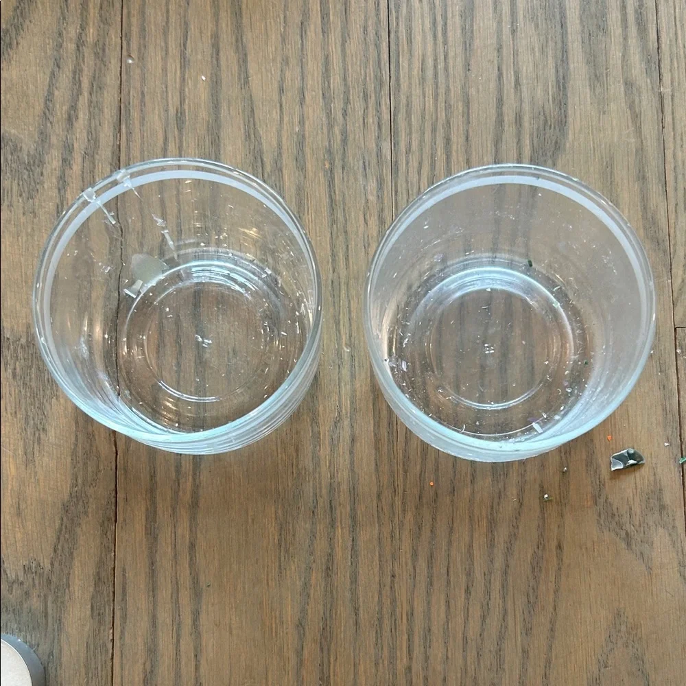 IKEA & Crate & Barrel Glass and Ceramic Candle Holders